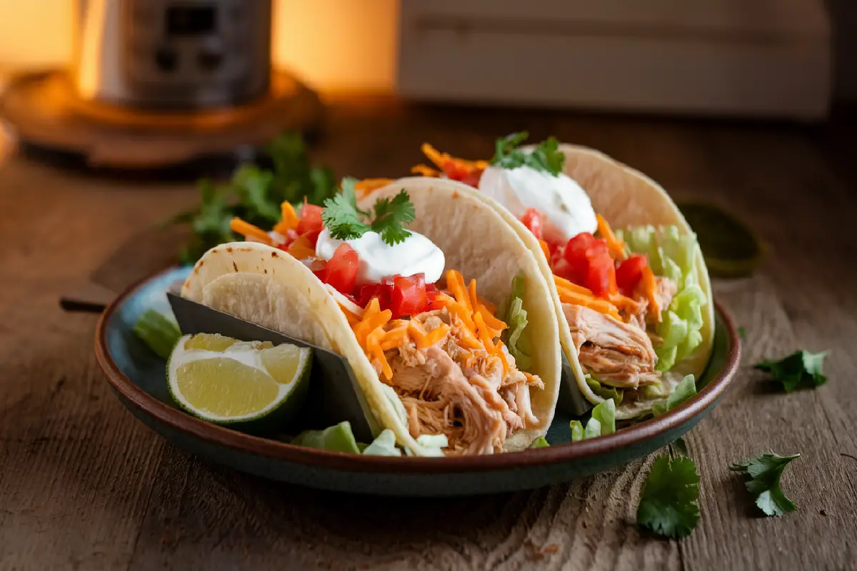 Instant Pot Shredded Chicken Tacos