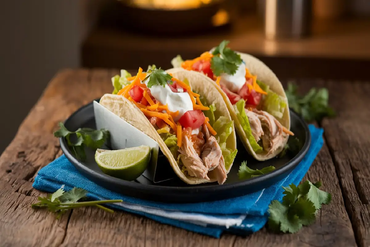 Instant Pot Shredded Chicken Tacos