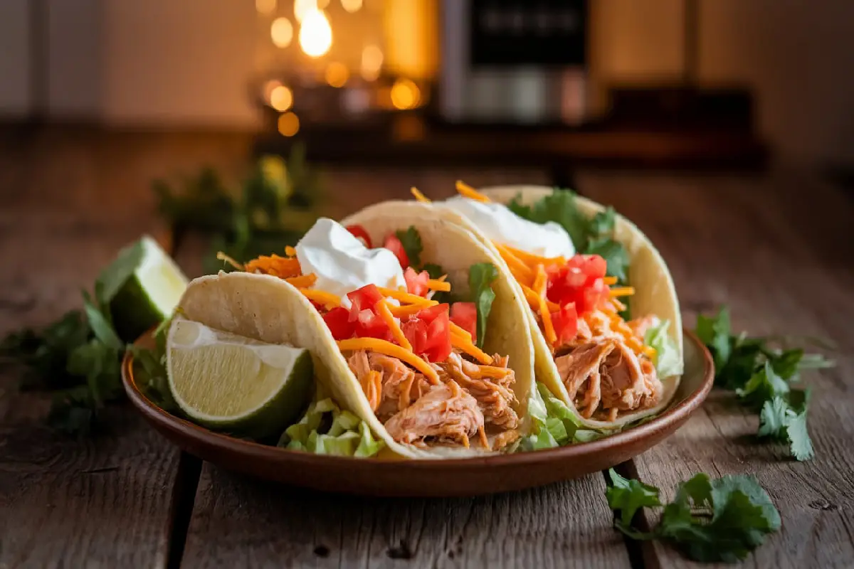 Instant Pot Shredded Chicken Tacos