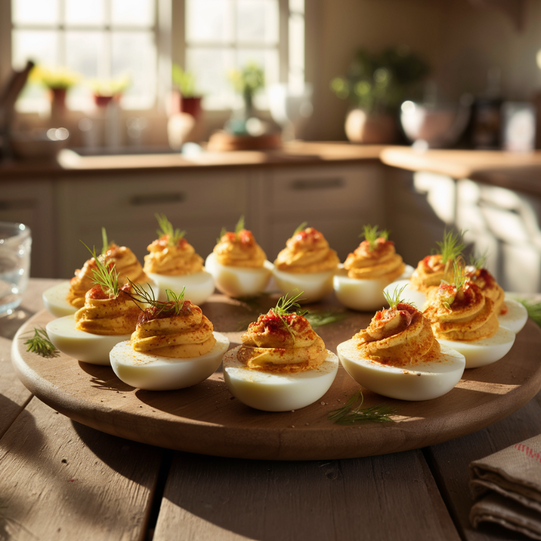 Tangy-Deviled-Eggs-with-Relish-Recipe