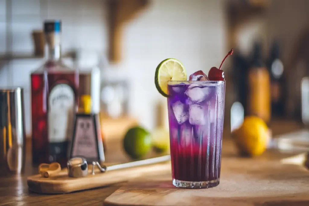 What is Purple Rain drink made of?