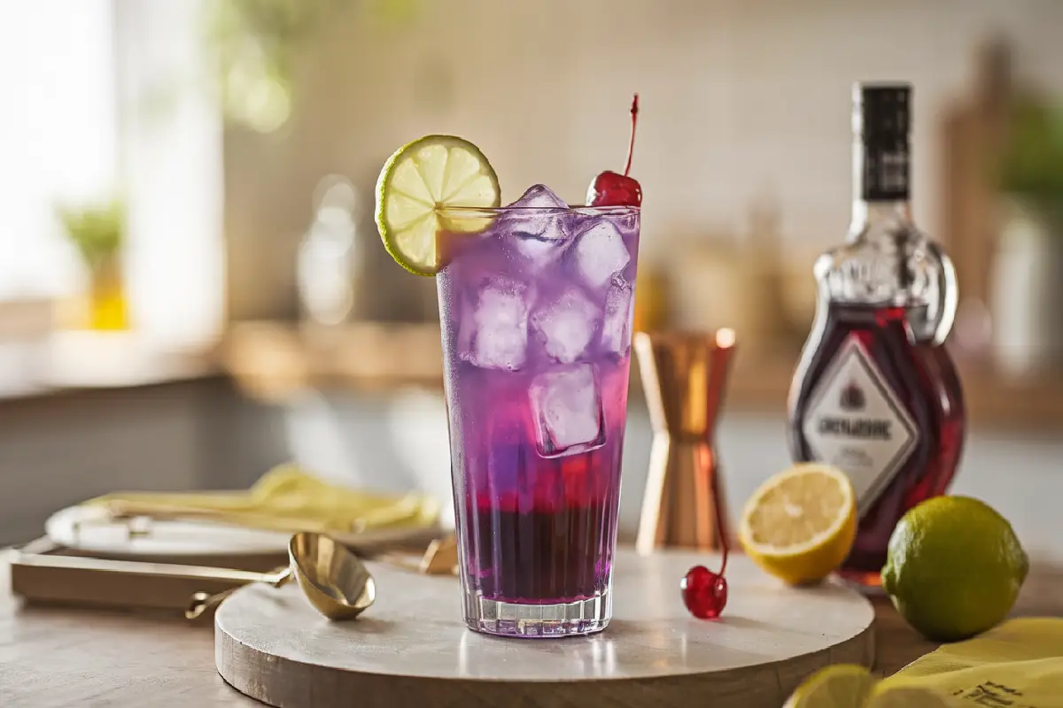 What is Purple Rain drink made of?