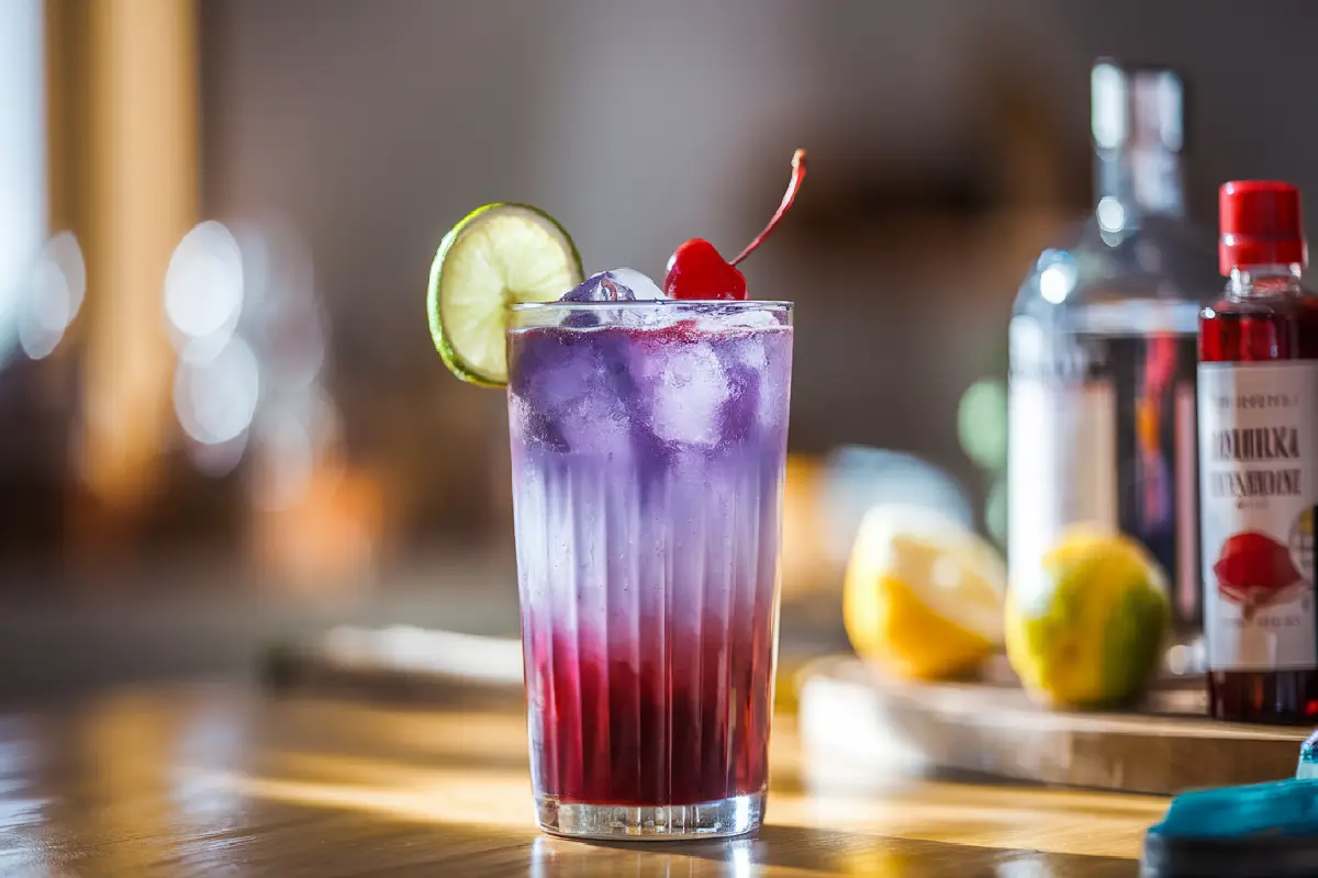 What is Purple Rain drink made of?