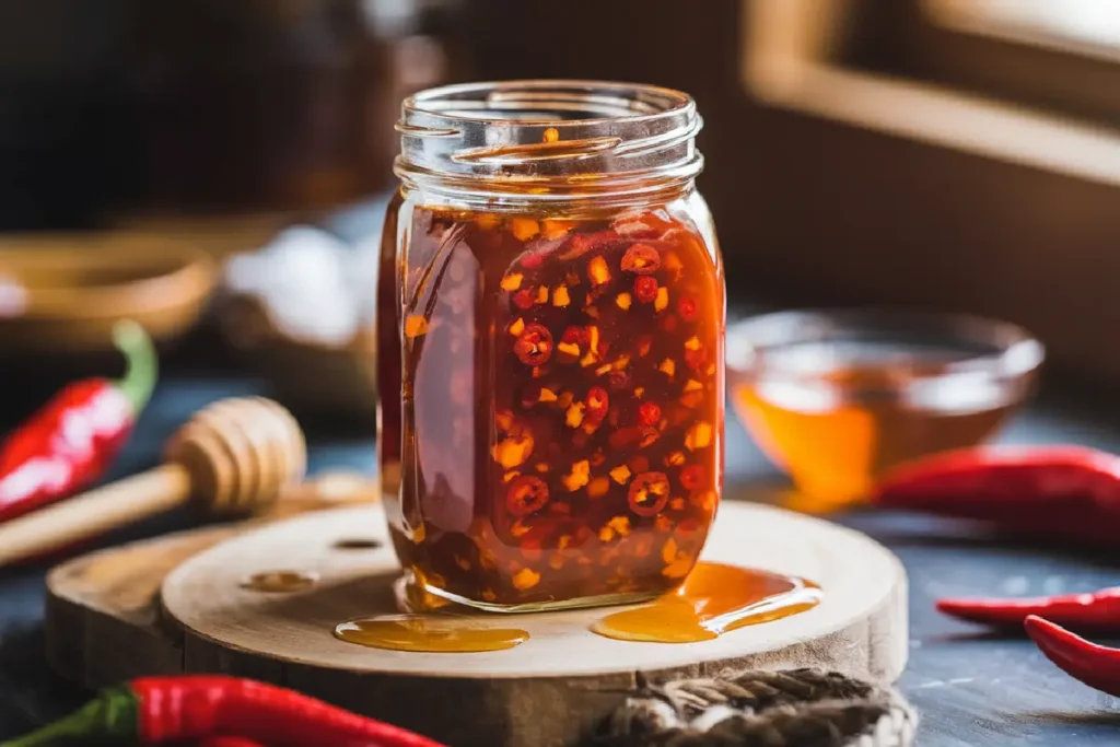 What is hot honey made of?