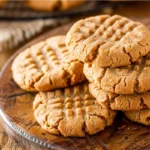 4 Ingredients Peanut Butter Cookies