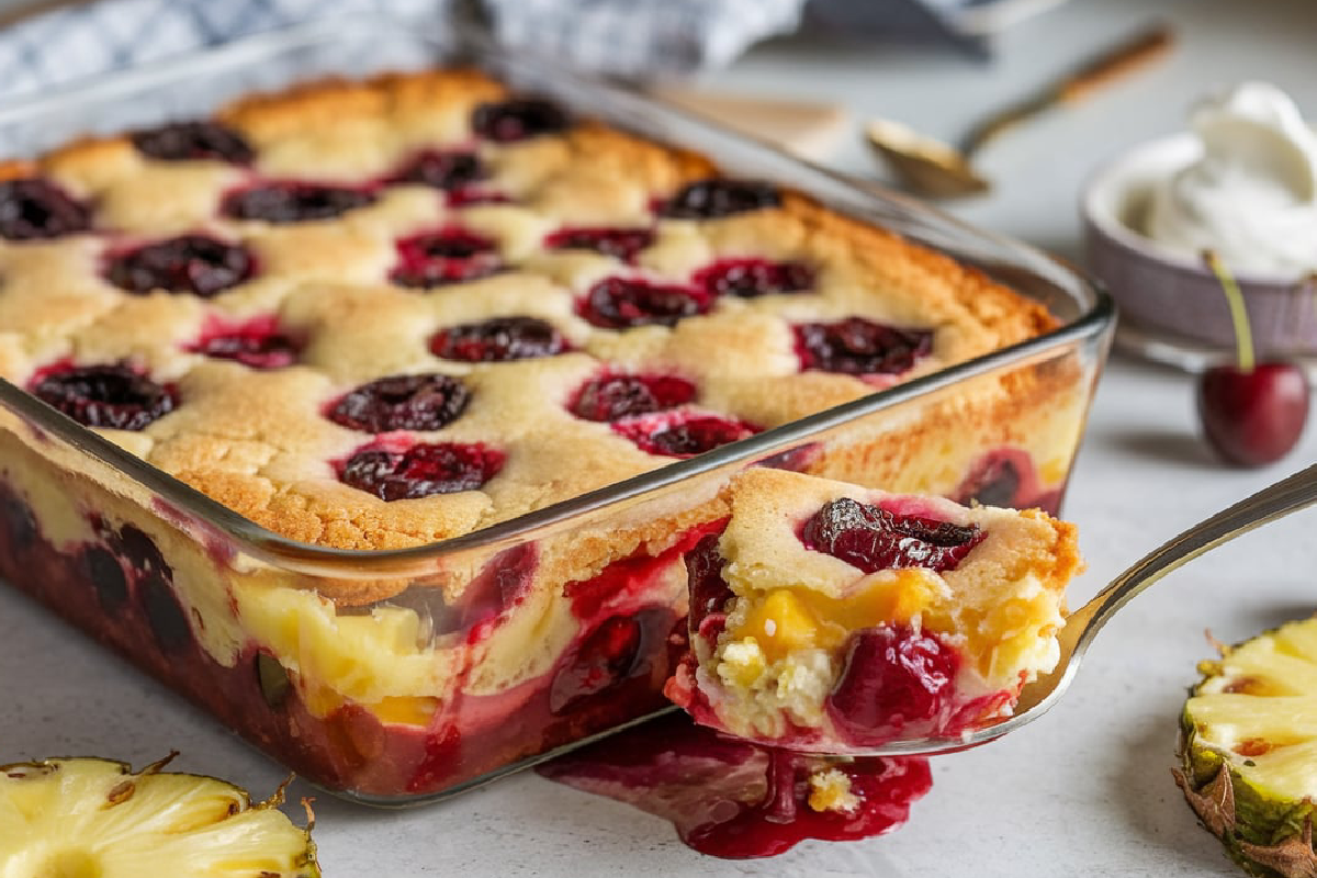 Cherry Pineapple Dump Cake