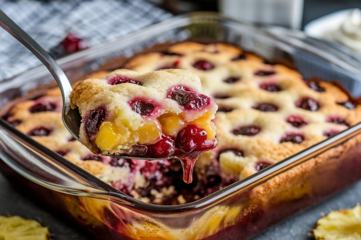 Cherry Pineapple Dump Cake