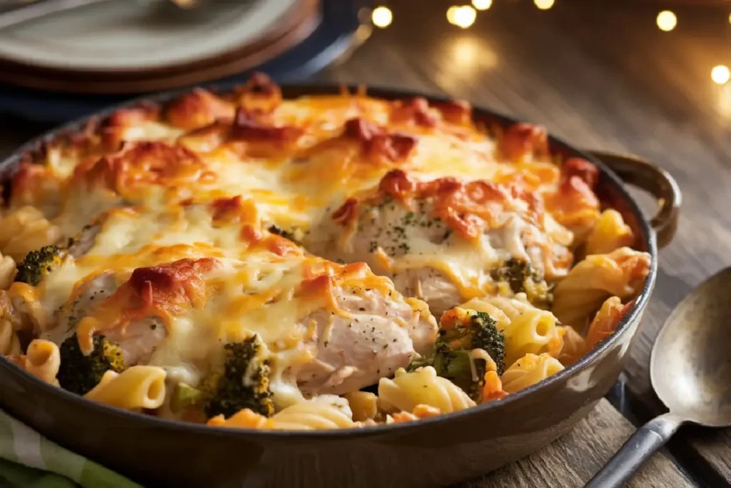 Chicken Casserole With Pasta and Broccoli