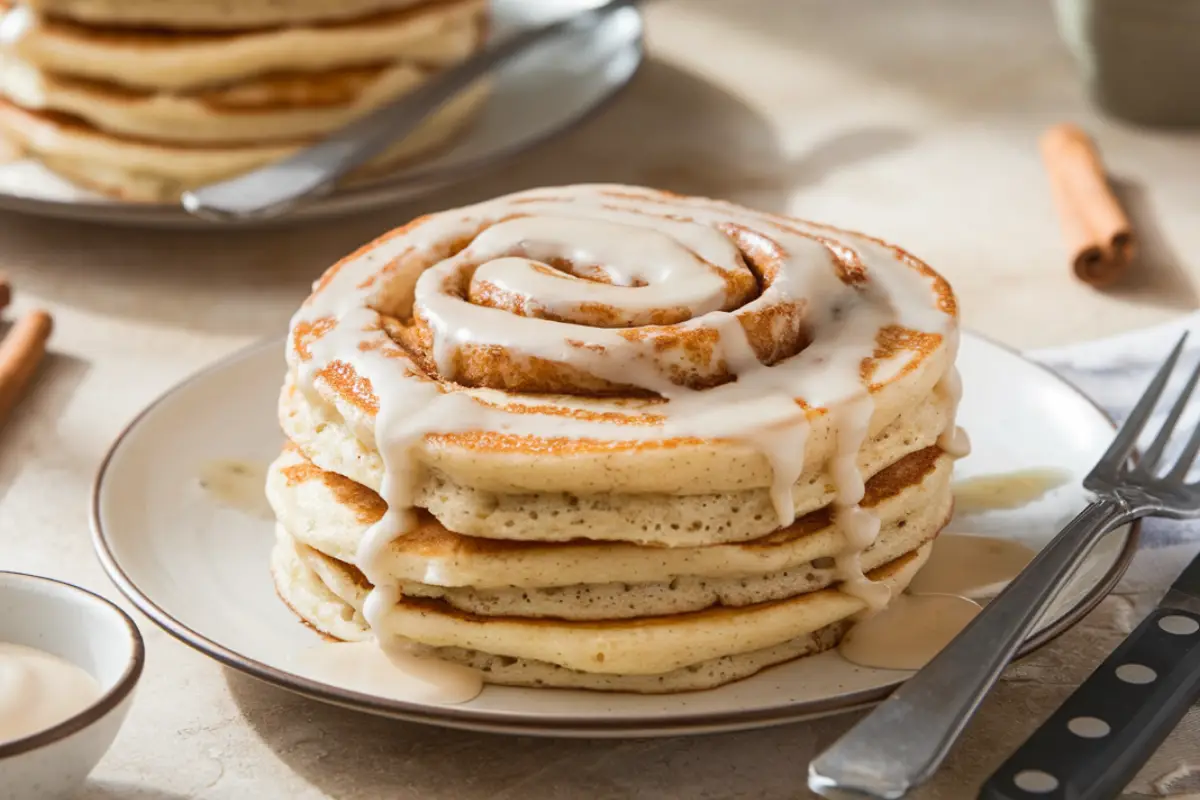 Cinnamon Roll Pancakes