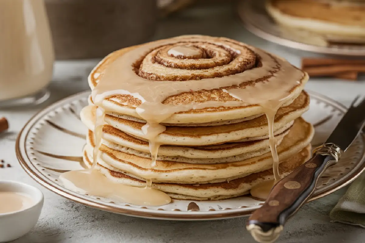 Cinnamon Roll Pancakes