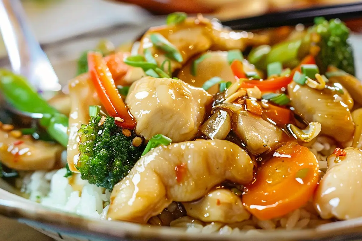 Moo Goo Gai Pan White Sauce Made Of?