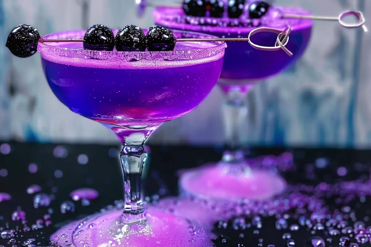 What ABV is Purple Rain Cocktail?