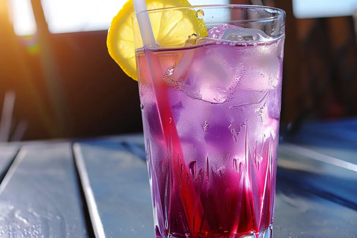 What is in a Purple Rain Cocktail?