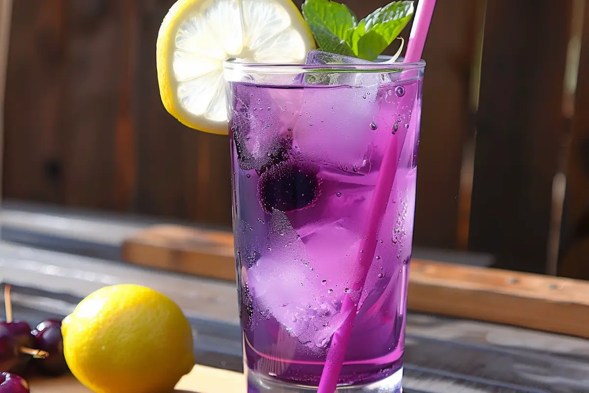 What is in a Purple Rain Cocktail?