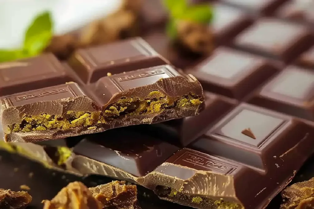 What is the Crunchy Stuff in Dubai Chocolate Bar?