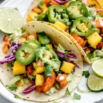 Chipotle Lime Salmon Tacos