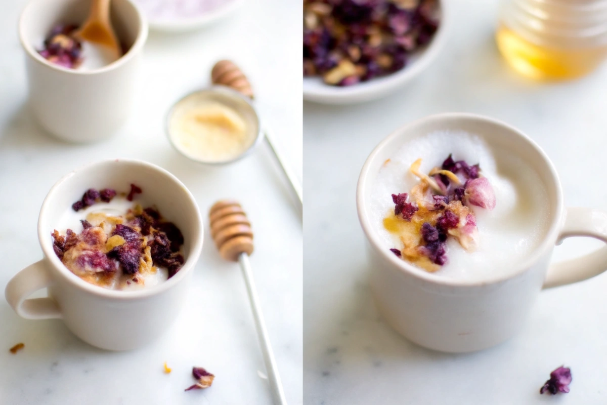 Hibiscus Flower Tea Latte Recipe