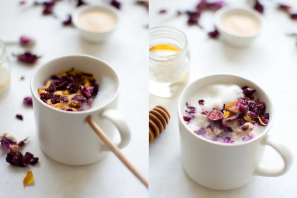 Hibiscus Flower Tea Latte Recipe