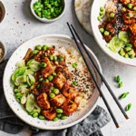 Honey Sriracha Salmon Bowls