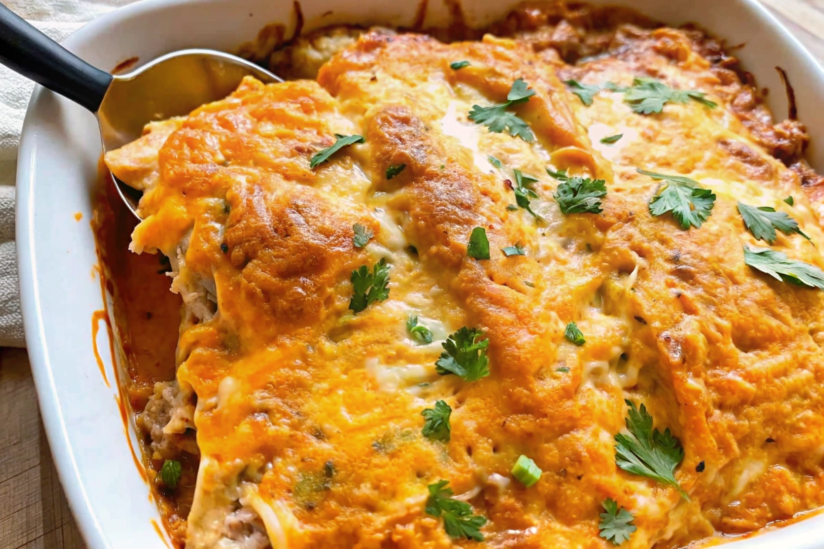 White Chicken Enchiladas