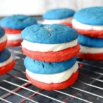 4Th of July Cake Mix Whoopie Pies