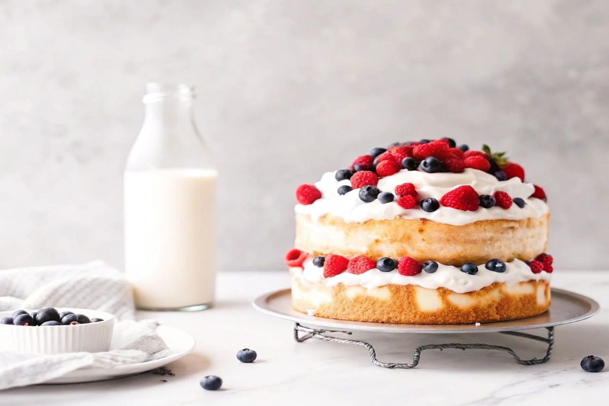 4th of July Angel Food Cake