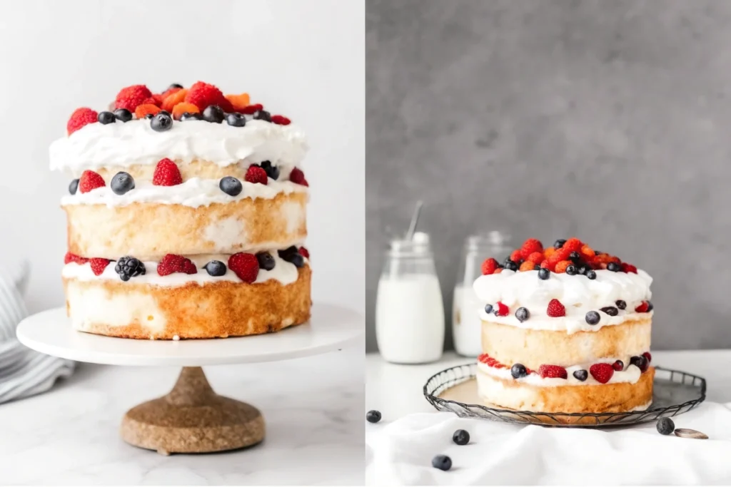 4th of July Angel Food Cake