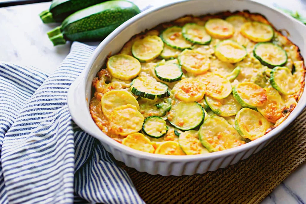 Cheesy Keto Zucchini Gratin Recipe