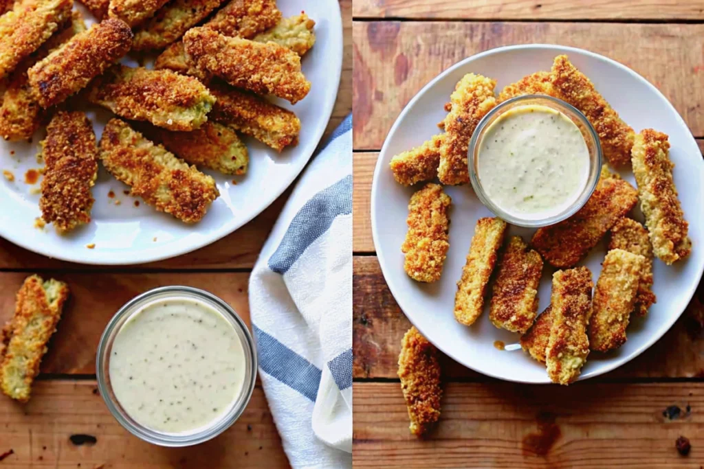 Crispy Baked Vegan Zucchini Fries