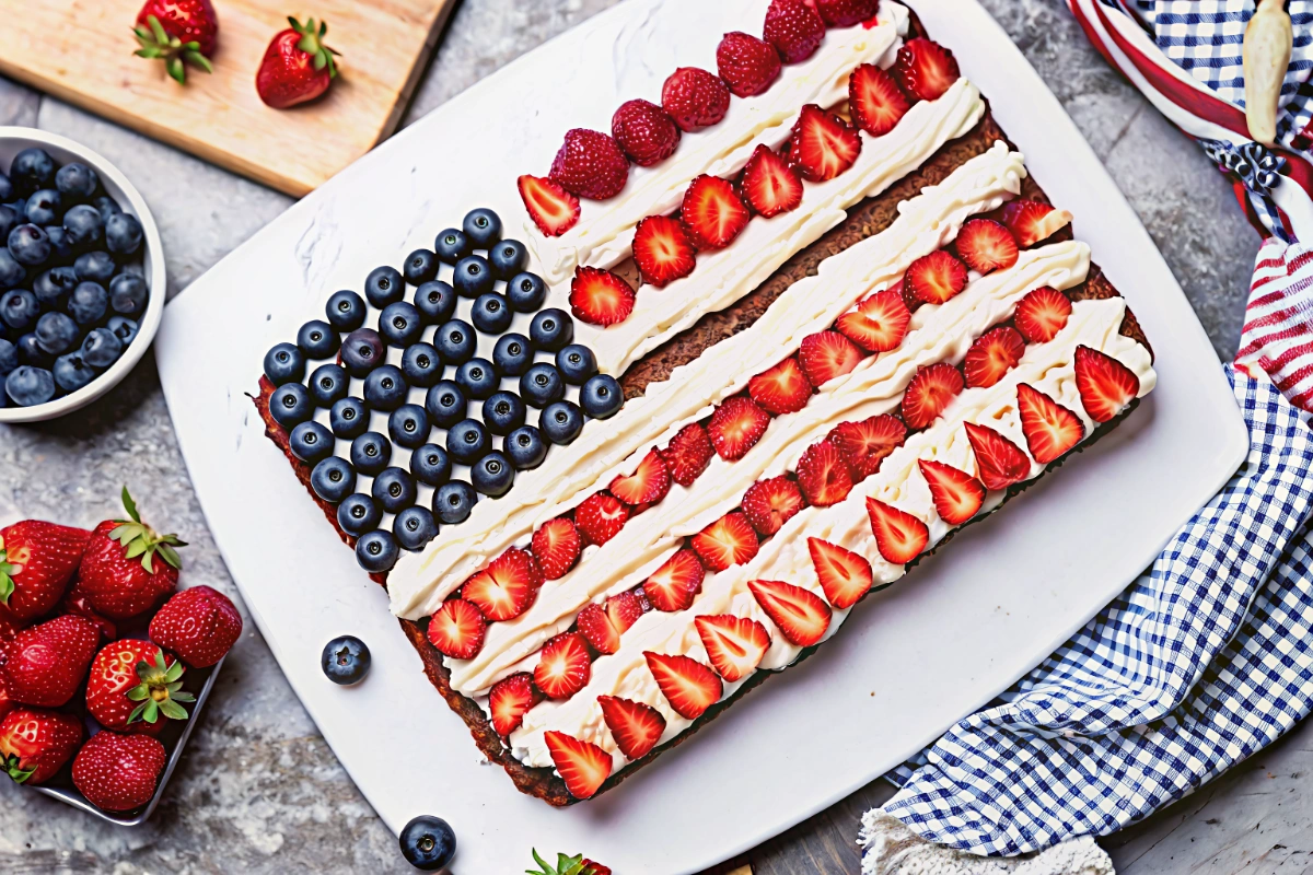 Easy 4th of July Brownies