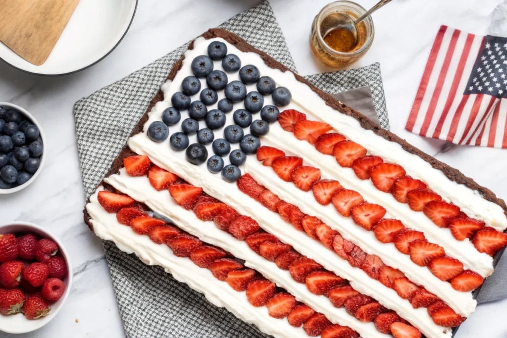 Easy 4th of July Brownies