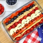 Easy Keto 4th of July Cheese Tray