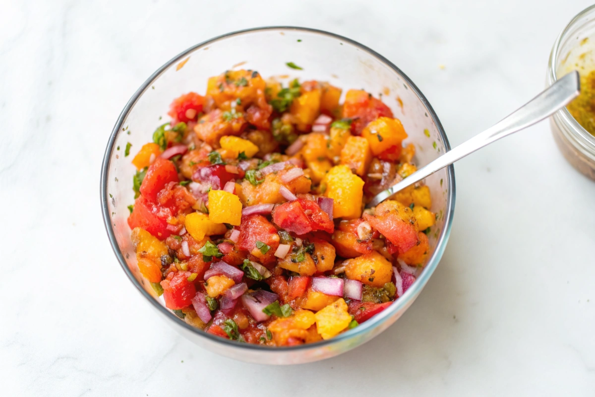 Fresh Peach Salsa