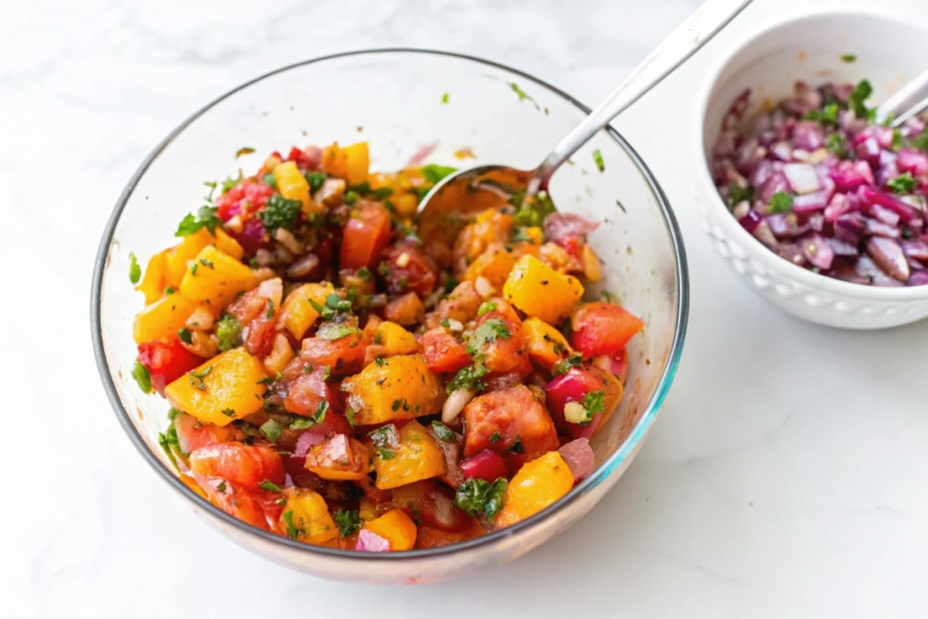 Fresh Peach Salsa