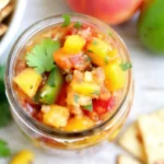 Garden Fresh Peach Salsa