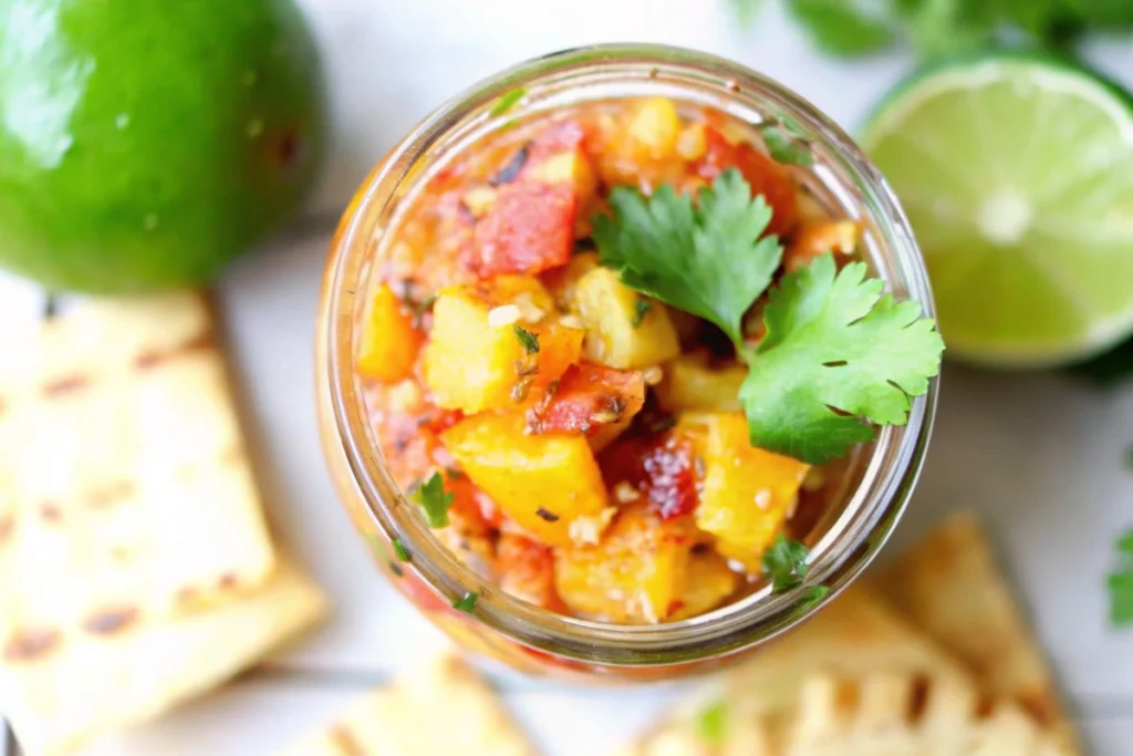 Garden Fresh Peach Salsa