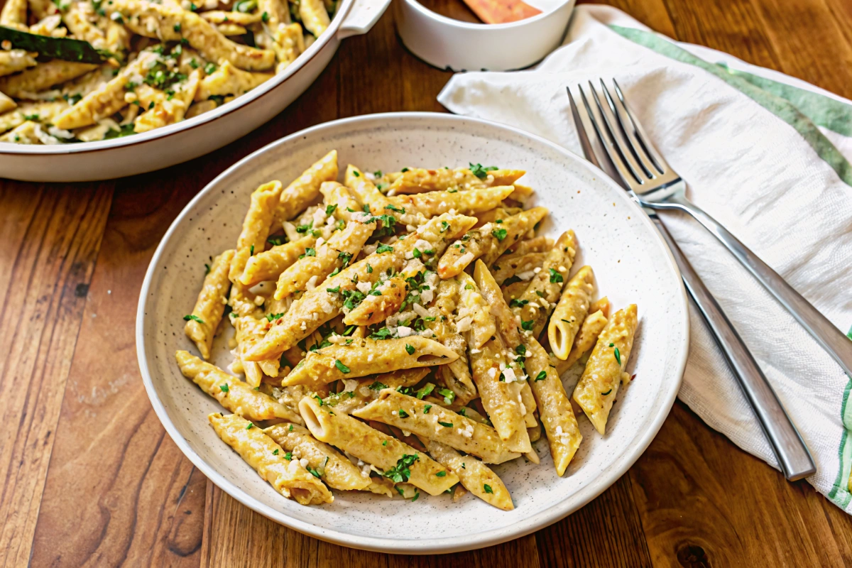 Garlic Parmesan Chicken Pasta