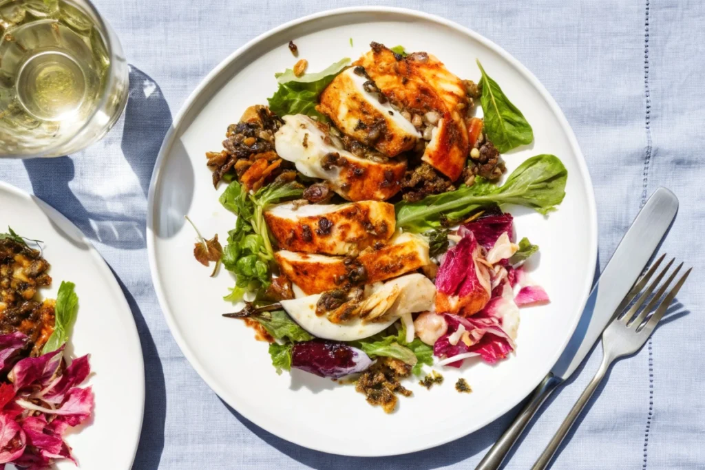 Grilled Chicken Breasts with Tadka-Ish Sauce