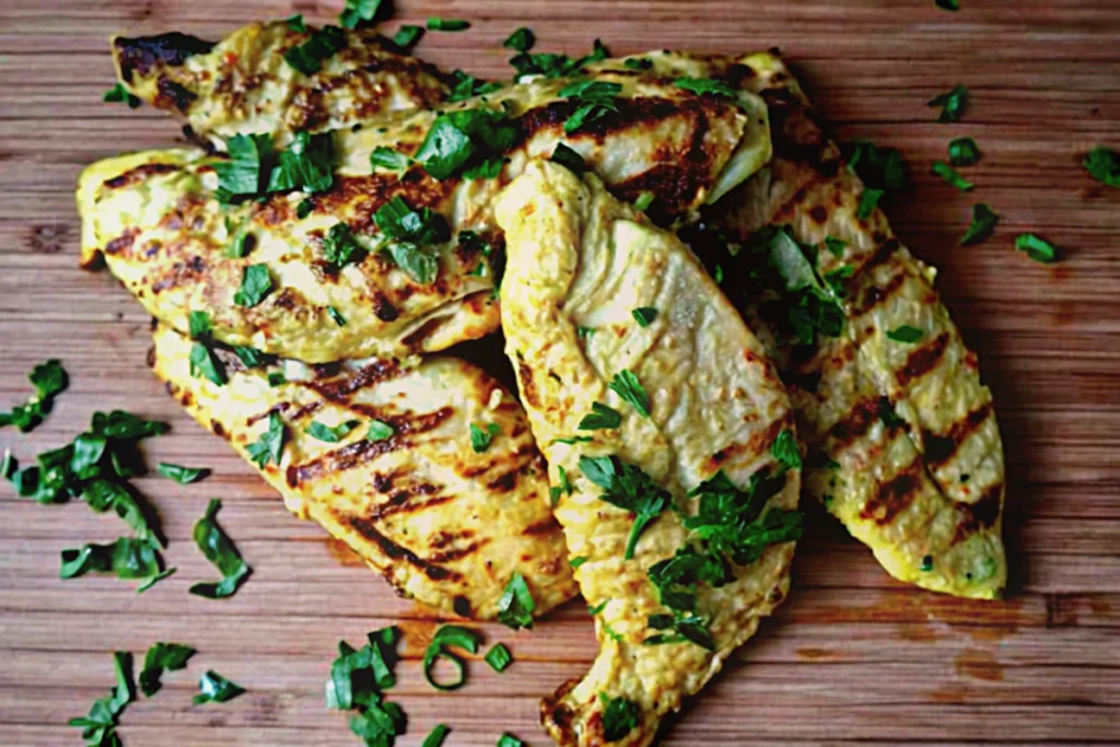 Grilled Curry-Coconut Chicken Breast