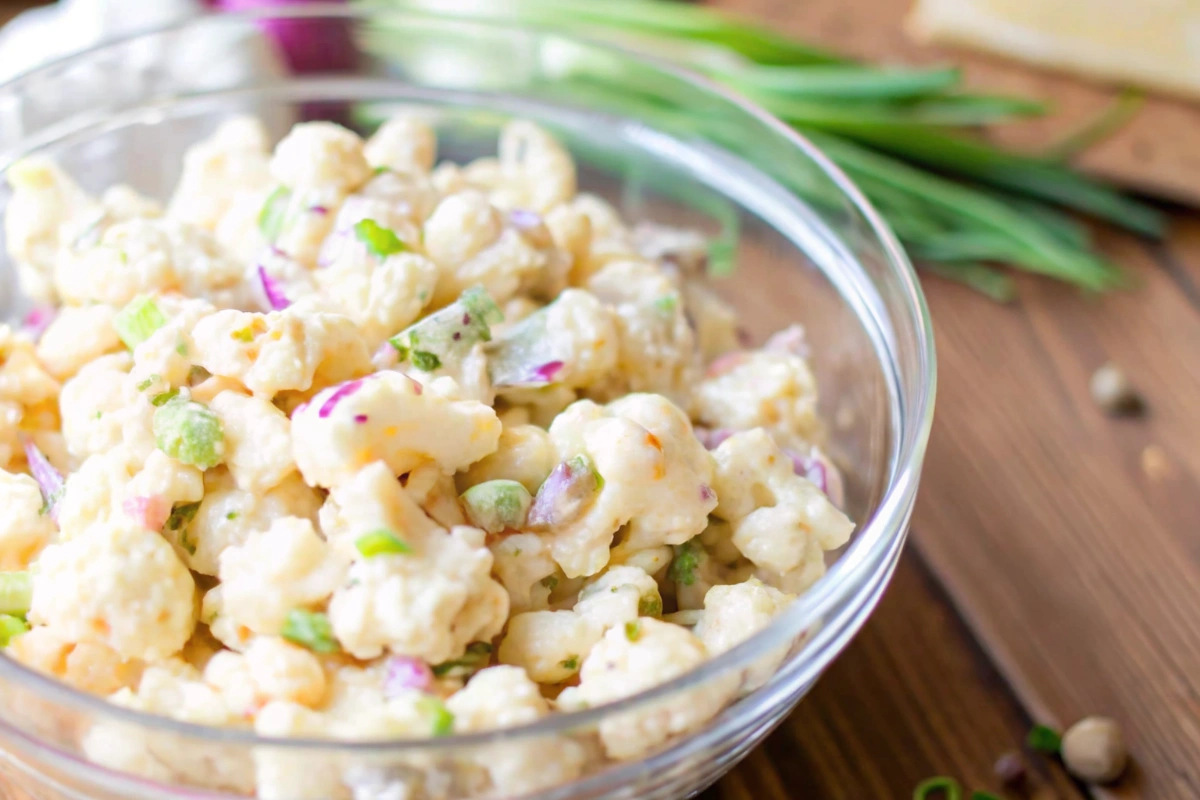 Keto Cauliflower Potato Salad
