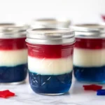 Patriotic Jello Jars for 4th of July