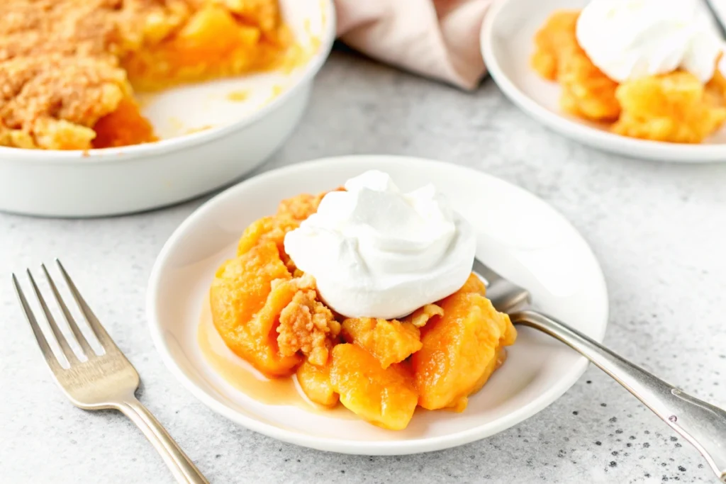Peach Dump Cake Recipe