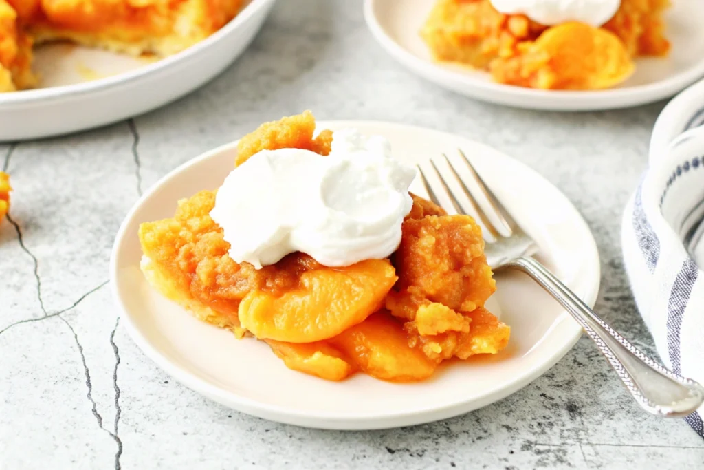 Peach Dump Cake Recipe
