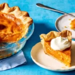 Peach Pie Recipe with Bourbon Whipped Cream