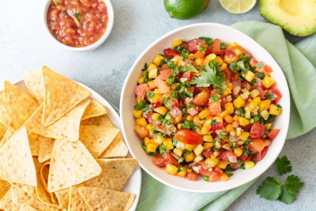 Peach Salsa for Tacos And Burrito Bowls