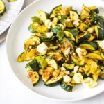 Roasted Zucchini Recipe with Feta