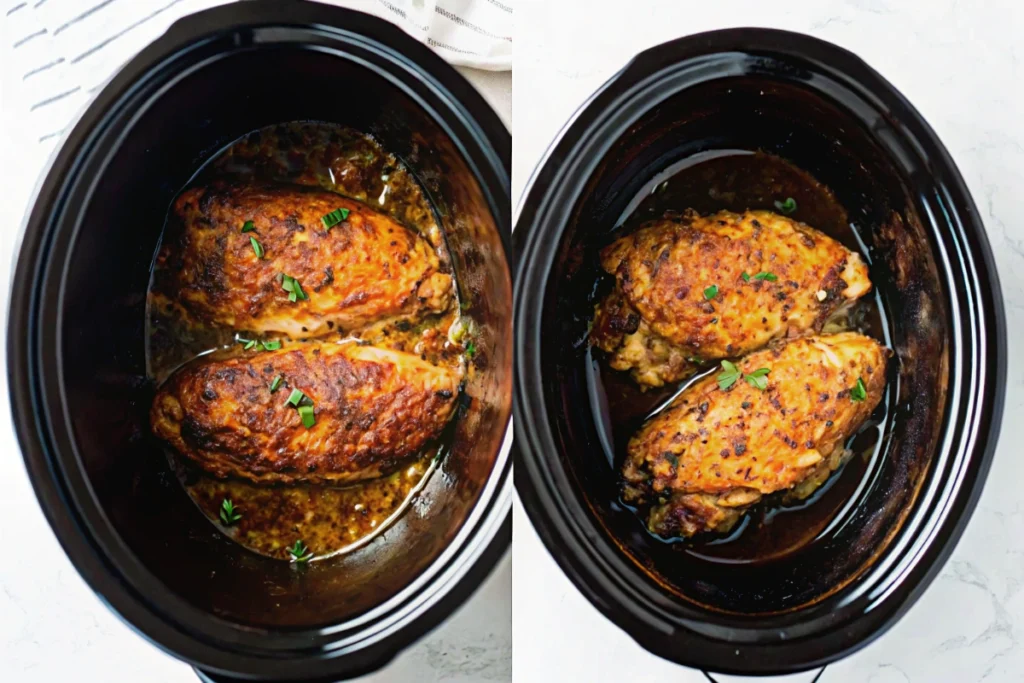 Slow Cooker Bone-In Chicken Breasts