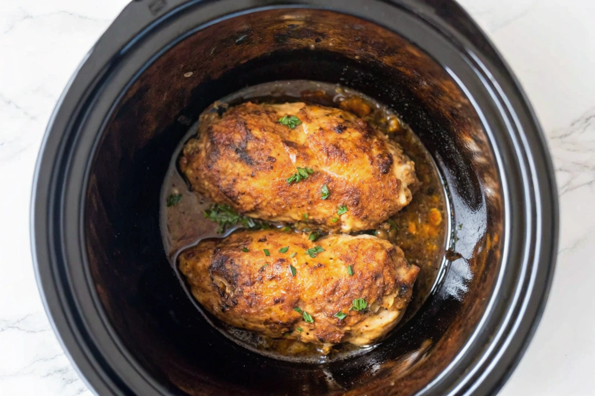 Slow Cooker Bone-In Chicken Breasts