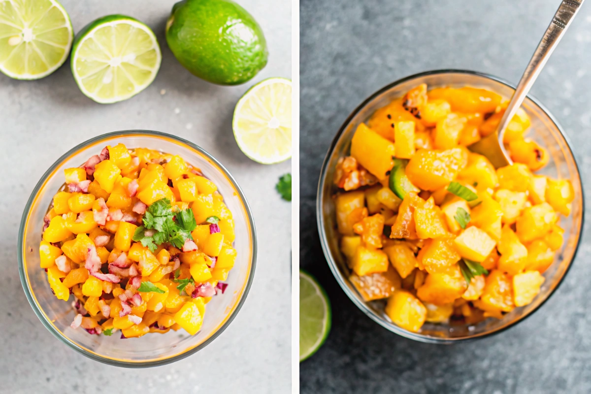 Spicy Peach Habanero Salsa