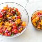 Sweet and Spicy Peach Salsa
